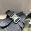 CHRISTIAN DIOR SADDLE BAG Black Dior Oblique Jacquard