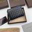 พรีเมี่ยมกิ๊ฟแท้ 100% 】หนังแท้ Bottega Veneta Intrecciato Nappa Short Zip Around Wallet