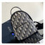TOP ORI | DIOR Kids' Mini Rider Backpack Oblique Jacquard กระเป๋าเป้ไซส์มินิ งานหนังแท้ เกรดดีสุด ทอลายแบรนด์ด้วยผ้าแจ็คการ์ดเนื้อแน่นอย่างดี