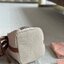 MIU MIU Canvas and leather bucket bag / MIU MIU Bucket Bag กระเป๋าทรงบัคเก็ต ผ้าแคนวาสอย่างดีตกแต่งโลโก้เพิ่มสัมผัสอันเป็นเอกลักษณ์
