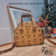 M.C.M MINI ESSENTIAL HALF MOON DISCO TOTE IN VISETOS กระเป๋าถือ/สะพายข้างไอเท็มรุ่นฮิต!! ที่เหล่าดาราเซเลป และไอดอลคนดังมีติดตัว เป็นรุ่นที่แมทช์ง่ายมากๆ