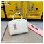 MIU MIU LEATHER BEAU BAG กระเป๋าถือทรงบอสตันใบใหญ่จุใจ ซิปรอบเปิดได้กว้างๆ ดีไซน์เรียบแต่มากมีอยู่จริง สวยดูแพง หูจับในตัวง่ายและสะดวกพกพา ภายในโล่งกว้างมาก ใส่ของได้ครบถ้วน