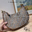 Fendigraphy Small FF fabric bag / FENDI HOBO / FENDI MONOGRAM CROSSBODY HOBO BAG กระเป๋าสะพายข้างใหม่ล่าสุด ดีไซน์ลวดลายรอบใบ มี texture โดดเด่นน่าใช้ ดูหรูและคลาสสิคในตัว