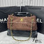 CHANEL Shopping Bag 25A Suede Bag กระเป๋าช้อปปิ้งทรงโท้ทหนังกลับสีทูโทน *สีใหม่น้ำตาลไหม้สีเข้ม ในคอล Métiers Dart 2024/25