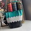Small : BAO BAO ISSEY MIYAKE SMALL BUCKET เป็นกระเป๋าบัคเก็ตขนาดเล็กสามารถใช้ใส่กระเป๋าสตางค์และโทรศัพท์มือถือได้ ซีรีย์ใหม่นี้มีจุดเด่นที่แผ่นรูปทรงสี่เหลี่ยมด้านขนานในแนวตั้ง เกิดเป็นรูปทรงสามมิติซึ่งแตกต่างไปจากรูปทรงที่เกิดขึ้นจากแผ่นสามเหลี่ยม หูหิ้ว