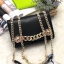 VERSACE JEANS NAPPA CROSSBODY BAG New in! กระเป๋าสะพาย วัสดุหนัง pu. เรียบเนื้อดี ปรับเปลี่ยนรูปแบบการใช้งานได้ถึง 3 แบบ สะพายข้าง, crossbody หรือคล้องไหล่ได้ อะไหล่ทองเหลื่อมๆ ดูวินเทจ เปิดปิดกระเป๋าแบบฝาปิดกระดุมแม่เหล็ก ใส่ wallet สั้น มือถือได้ทุกรุ่น