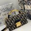 Mini Dior Ange Bag Macrocannage CD clasp with white resin pearl กระเป๋าถือพร้อมสายสะพาย ประดับตัวล็อคมุก สวยงามเหนือกาลเวลา เกรดออริ 1:1 ใช้งานต่างประเทศได้