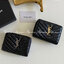 VIP GIFT 】หนังแท้ YSL Saint Laurent monogram compact zip short wallet มาแล้วจร้า ถามหากันเยอะมากๆ กระเป๋าสตางค์ใบสั้นที่ใส่แบงค์ ใส่บัตร ใส่เหรียญได้เยอะสุดๆ มีสองด้านซิปและพับ ใบเดียวครบจบเลย หนังสวยมาก ละเอียดสุดๆ
