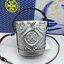 6 สี Tory Burch Puffy Mini / Tory burch T Monogram Puffy Patent Mini Bucket Bag / Tory Bucket Bag กระเป๋าบัคเกต size เล็ก โดดเด่นด้วยโลโก้ตัวนูนปั๊มด้านหน้า