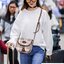 BURBERRY CROSSBODY VINTAGE BAG VIP GIFT WITH PURCHASE (GWP) พรีเมี่ยมกิ๊ฟ Limited Edition จากBURBERRY วัสดุหนังPVC สวยอยู่ทรง เปิดปิดด้วยฝาปิดกระดุมแม่เหล็กประดับริบบิ้นพู่