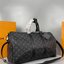 LV Keepall Bandoulière 45 Monogram Eclipse / Damier Graphite Canvas กระเป๋าเดินทางแบบดัฟเฟิล เป็นรุ่นที่เคียงข้างนักเดินทางรอบ สวยหรูโลกสง่างามตลอดกาล มีไว้ไม่มีเอาท์ เกรดท็อป ออริ เทียบแท้ 1:1 เกรดดีสุด