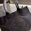 TORY BURCH ELLA TOTE BAG **BUY1GET1 สวยคุ้มในราคาสบายกระเป๋า‼️ กระเป๋าทรง SHOPPING วัสดุ NYLON ทั้งใบตัดด้วยหนัง SAFFIANO ดำ ตกแต่งด้วยหมุดรอบโลโก้แบรนด์ ด้านในบุผ้าปั้มแบรนด์ เปิดปิดด้วยกระดุมแม่เหล็ก ช่องกว้างหลักหนึ่งช่องและช่องซิปอีกช่อง พร้อมช่องใส่ข