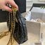CHANEL Mini Hobo Bag น่ารักแบบตะโกนมาจ้าแม่ กระเป๋ามินิทรงโฮโบ บอกเลยว่าใบนี้สวยและโดดเด่นมาก ด้วยสายโซ่สีทองอร่ามมาแบบมัดรวม เพิ่มกิมมิกแบบถือด้วยตัวล็อกปิดอะไหล่สีทอง จะถือก็ Cute จะสพายก็ปัง เอาอยู่เลยค่า สาวๆ ห้ามพลาดเชียวน้าา