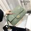 CHANEL flap pearl with chain พร้อมส่ง ที่สุดของความคลาสสิค อะไหล่ทองหรูหรา ด้านหน้าประดับโลโก้ฝังมุก หนังอย่างดี น้องมีความนิ่มสัมผัสแล้วหลงรักแน่นอนค่ะ