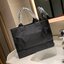 ของแท้ 💯% TORY BURCH ELLA TOTE BAG กระเป๋าทรง SHOPPING วัสดุ NYLON ทั้งใบตัดด้วยหนัง SAFFIANO ดำ แต่งโลโก้แบรนด์ด้านหน้า ด้านในเปิดปิดด้วยกระดุมแม่เหล็ก