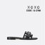 CHRISTIAN DIOR Sandals แตะ ชิค ชิล สวย หรู แมทส์ชุดง่าย ด้านบนลายผ้าแบรนด์