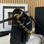 25cm CHANEL HOBO HANDBAG Shiny Leather & Gold-Tone Metal Camel กระเป๋าทรงโฮโบ งานหนังเต็มใบ เกรดออริ สลับแท้ 1:1 ใช้งานต่างประเทศได้