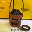 พร้อมส่ง 2 สี FENDI Step Out canvas bucket bag MINI 13cm กระเป๋าสะพายทรงบัคเก็ต ไซส์มินิ เกรดออริ สลับแท้ 1:1 ใช้ต่างประเทศได้