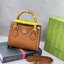 VIP GIFT 】หนังแท้ GUCCI Diana mini tote bag กระเป๋างานหูไม้ไผ่สุดคลาสสิก ดีไซน์มาใหม่พร้อมเข็ดขัดหนังสีสะท้อนแสงประดับตรงหูกระเป๋า ขนาดมินิกำลังน่ารักเลยค่ะ วัสดุหนังแท้ อะไหล่ทอง งานสวยตั้งอยู่ทรง มีสายสะพายยาว 1เส้น สามารถปรับระดับได้-ถอดได้ งานเก๋ไก๋ที