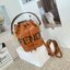 FENDI MON TRESOR MINI LEATHER BUCKET IN BROWN ทรงขนมจีบสุดฮิต! เปิดปิดด้วยตัวเปิดแบบรูด ภายในมีช่องใส่ของหลัก ใส่กระเป๋าสตางค์กลาง + มือถือได้ ทรงนี้กำลังมาแรงมาก อะไหล่ทอง มีสายให้สองแบบ ปรับเปลี่ยนลุคได้ง่าย พร้อมส่งที่ไทยราคาสุดคุ้มห้ามพลาดค่ะ!