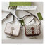 ออริจินอล Gucci Mini shoulder bag with Interlocking G กระเป๋าสะพาย อีกหนึ่งในสัญลักษณ์ที่สำคัญของแบรนด์ Interlocking G แคนวาสโมโนแกรมสวยงาม