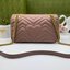 หนังแท้ GUCCI GG Marmont small shoulder bag 26cm ภาพสินค้าถ่ายจากงานขายจริง ใช้งานต่างประเทศได้ค่ะ