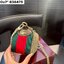 Gucci Ophidia mini bag on Chain shoulder strap กระเป๋าทรงสะพายใบเล็กดีไซน์ใหม่ น่ารักน่าใช้ สวยคลาสสิค โดดเด่นด้วยแถบสีเขียวแดงข้างและฐานกระเป๋า มาพร้อมสายโซ่พร้อมตะขอเกี่ยวเพื่อตัวเลือกในการเสริมสไตล์ที่หลากหลาย