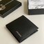 VIP หนังแท้ 】PRADA logo bifold men wallet