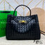 BOTTEGA Medium Andiamo embellished intrecciato leather tote 32cm กระเป๋าสะพายดีไซส์สานเป็นเอกลักษณ์ หนัง nappa นิ่มสวยงาม