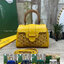 10 สี ORI หนังแท้ | GOYARD Saïgon Souple Mini Bag 20cm กระเป๋าถือ/สะพายดีไซน์หูจับไม้เป็นเอกลักษณ์ที่สวยหรูหราสง่างาม