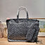 GOYARD ANJOU REVERSIBLE TOTE กระเป๋าสะพายทรงโท้ท ใบใหญ่จุใจ!! กลับด้านใช้ได้ทั้ง 2 ด้าน มาครบสีขายดี เลิศทุกสี รูปทรงคลาสสิค ดีไซน์เป็นเอกลักษณ์ ใช้งานได้หลากหลาย
