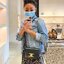 Celine MEDIUM TRIOMPHE BAG IN SHINY มีรูปทรงเป็นกล่องคล้ายกับกระเป๋า Classic Box แต่มีการออกแบบโลโก้ที่สะดุดตาแบบวินเทจ ด้วยดีไซน์ที่ดูโฉบเฉี่ยว แต่คงความคลาสสิคอย่างเต็มเปี่ยม ทำให้เป็นที่ดึงดูดความสนใจของสาวๆ สายสะพายสามารถปรับระดับได้ มีความคล่องตัวในก