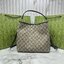 10" ORI หนังแท้ | Gucci GG Emblem Medum bucket bag กระเป๋าสะพายทรงบัคเก็ตใบใหญ่ คอลใหม่ตีความประวัติศาสตร์แห่งความสง่างามและงานฝีมือของแบรนด์ขึ้นใหม่