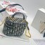 DIOR Mini 30 Montaigne Beauty Case Jacquard Oblique blue กระเป๋าถือ/สะพาย ใส่เครื่องสำอางค์ทรงกล่องสวย ใช้เป็น everyday bag ได้ทุกวัน พกของสำคัญก็ยังได้ ดีไซน์เป็นเอกลักษณ์