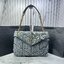 YSL Puffer denim shoulder bag กระเป๋าสะพายเดนิมฟอก สวยเท่ห์คลาสสิกลายเชฟล่อนเป็นเอกลักษณ์ ENVELOPE FLAP BAG WITH SOFT CHEVRON 🧡เกรดออริ ใช้งานต่างประเทศได้
