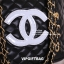 Chanel Tote Shoulder Bag With Chain VIP Gift With Purchase (GWP) สินค้า VIP Gift With Purchase (GWP) รุ่น Limited Edition พรีเมี่ยมกิ้ฟของแท้ กระเป๋าทรง tote วัสดุหนังเรียบลายตาราง สวยหรู อะไหล่ทอง ด้านหน้าแต่งโซ่ร้อยหนัง ดีเทลโดดเด่น พร้อมเย็บโลโก้หนัง C