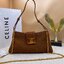 CELINE MEDIUM WILTERN BAG IN CROCODILE EMBOSSED SUEDE CALFSKIN / Celine hobo / Celine Bag พร้อมส่ง กระเป๋าถือ/สะพายโซ่อะไหล่ทองหรูหรา ทรงโฮโบ สวยผู้ดี ใช้งานง่าย โดดเด่นด้วยโลโก้สีทอง