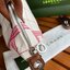 LONGCHAMP LE PLIAGE TORCHON Top handle bag - Red กระเป๋าถือขนาดเล็ก วัสดุผ้าฝ้าย อะไหลเงิน ตัดแต่งด้วยหนังวัวแท้ ผสมผสานแนวคลาสสิกแบบมินิมอลศิลปะการพับกระดาษแบบญี่ปุ่นดั้งเดิม