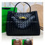 BOTTEGA Medium Andiamo embellished intrecciato leather tote 32cm กระเป๋าสะพายดีไซส์สานเป็นเอกลักษณ์ หนัง nappa นิ่มสวยงาม