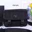 Prada Nylon and Saffiano Leather Bag with Strap กระเป๋าสะพายแบบ Crossbody ใช้ได้ทั้งหญิงชาย มาพร้อมกระเป๋าใส่เหรียญใบเล็กน่ารัก เปิด-ปิดด้วยตัวล็อค ด้านในยังแบ่งช่องเป็นสัดส่วน จุของได้เยอะ ซับในด้วยผ้าพิมพ์ลายแบรนด์อย่างดี และยังมี 1 ช่องซิปด้านหลัง สายส