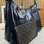 LV Bolso CarryAll Dark MM Handbag 40cm กระเป๋าสะพายใบใหญ่ เกรดออริ 1:1 ใช้งานต่างประเทศได้