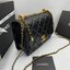 หนังแท้ VIP GIFT CHANEL CLASSIC CROSSBODY CHAIN IN BLACK BAG งานหนังแกะสีดำสุดคลาสสิก เรียบหรู มีกิมมิกน่ารักๆ หนังฟูทุกช่องสวยมากๆ อะไหล่สีทอง สวยสุดๆ เลยค่ะ