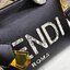 FENDI By The Way Boston Bag Elaphe Dark Gray กระเป๋าสะพายทรงบอสตัน คอลเลคชั่นสุดฮอต โทนดำคมเข้มคลาสสิค ดีไซน์โลโก้ใหม่สวยโดดเด่น เป็นยูนิเซ็กส์จะหนุ่มๆหรือสาวๆก็สะพายได้