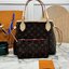TOP ORI หนังแท้ | LV Neverfull PM bag Monogram Canvas กระเป๋าสะพายทรงโท้ท PM ดีไซน์คลาสสิกเหนือกาลเวลาเข้ากับดีเทลที่สืบทอดมายาวนาน Monogram แคนวาสแต่งขอบหนัง ดีไซน์พื้นที่ด้านในกว้างทว่าดูเพรียวบาง
