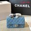 Chanel Blue Denim CC Pearl Crush Mini Bag / Chanel Classic mini denim bag กระเป๋าสะพายทรงคลาสสิกเดนิม ไอเท็มเข้าใหม่ที่ต้องรีบมีสวยก่อนใคร รับรองคุ้มค่าและถูกใจแน่นอนน้า