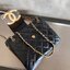 Chanel 24C bag / CHANEL WITH CHAIN / CHANEL Casual Style กระเป๋าสะพายหนังนิ่มลื่นเงาสวย Plain Leather Party Style Office Style