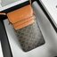 CELINE PHONE POUCH WITH FLAP IN TRIOMPHE CANVAS AND LAMBSKIN กระเป๋าใส่โทรศัพท์ เกรดท็อปออริจินอล 1:1 สลับแท้