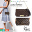 VIP 】หนังแท้ LOUIS VUITTON Monogram Favorite PM Multicolor Damier Ebene Canvas Cross Body Bag