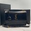 หนังแท้ YSL SAINT LAURENT SUNSET MEDIUM IN SMOOTH LEATHER SHOULDER BAG - BLACK