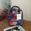 Cath Kidston Mini Backpack Bag กระเป๋าเป้รุ่นมินิ สไตล์วินเทจสุดฮิต วัสดุ Canvas เคลือบ เช็ดทำความสะอาดได้ ภายในมีช่องซิปเล็ก 1 ช่อง เปิด/ปิดกระเป๋าด้วยซิปรอบ ด้านหน้ามีช่องซิปอีก 1 ช่อง ไว้ใส่ของ สวยคุ้มมากค่ะรุ่นนี้